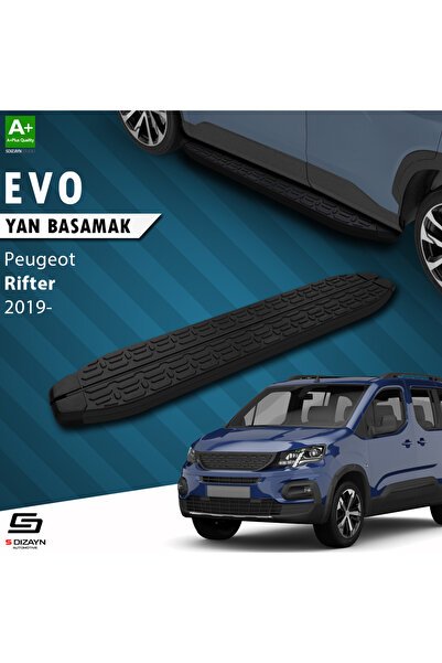 1_org_zoom-3119.jpg Peugeot Rifter Evo Siyah Araca Özel Yan Basamak 203 cm 2019 ve Üzeri - Görsel 1