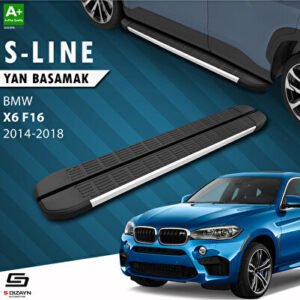 BMW X6 F16 S-Line Alüminyum Araca Özel Yan Basamak 193 cm 2014-2018