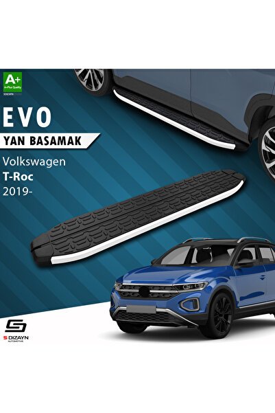 1_org_zoom-3133.jpg Volkswagen T-Roc Evo Alüminyum Araca Özel Yan Basamak 173 cm 2019-2025 - Görsel 1