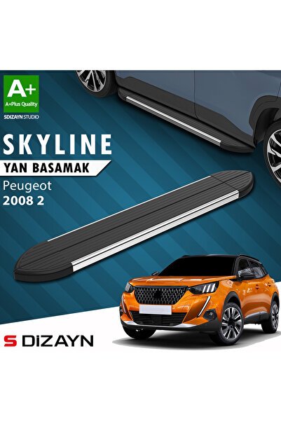 1_org_zoom-314.jpg Peugeot 2008 2 Skyline Krom Araca Özel Yan Basamak 183 cm 2020 ve Üzeri - Görsel 1