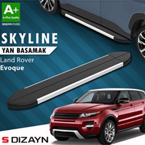 Land Rover Range Rover Evoque Skyline Alüminyum Araca Özel Yan Basamak 173 cm 2012-2017