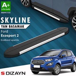 Ford EcoSport 2 Ecoboost EcoBoost 1.0 Skyline Alüminyum Araca Özel Yan Basamak 173 cm 2012-2022 FO-ES