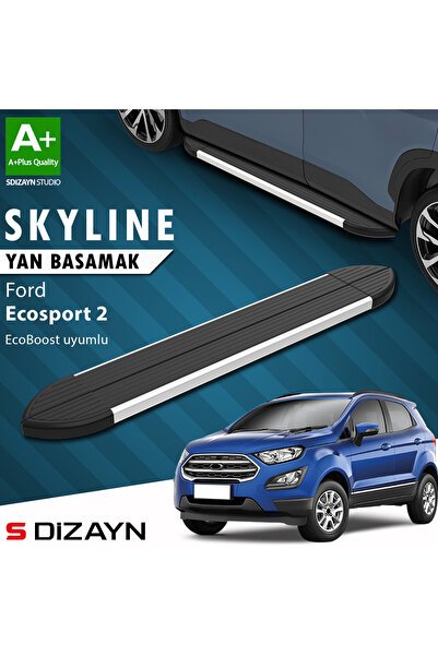 1_org_zoom-3147.jpg Ford EcoSport 2 Ecoboost EcoBoost 1.0 Skyline Alüminyum Araca Özel Yan Basamak 173 cm 2012-2022 FO-ES - Görsel 1