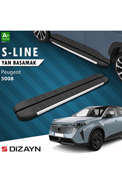 1_org_zoom-3151.jpg S-Dizayn Peugeot 5008 3 Elektrikli S-Line Alüminyum Araca Özel Yan Basamak 203 cm 2024 ve Üzeri - Görsel 1