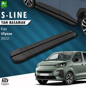 Fiat Ulysse Kısa Şase S-Line Siyah Araca Özel Yan Basamak 213 cm 2022 ve Üzeri
