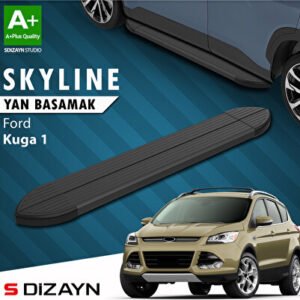 Ford Kuga 1 Skyline Siyah Araca Özel Yan Basamak 183 cm 2008-2012