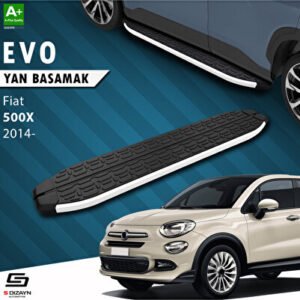 Fiat 500X Evo Alüminyum Araca Özel Yan Basamak 173 cm 2014 ve Üzeri