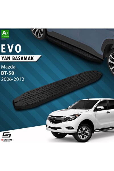 1_org_zoom-3162.jpg Mazda BT-50 Pick-Up Evo Siyah Araca Özel Yan Basamak 193 cm 2006-2012 - Görsel 1