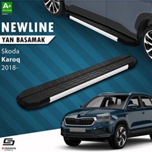 S-Dizayn Skoda Karoq Newline Alüminyum Araca Özel Yan Basamak 179 cm 2018 ve Üzeri