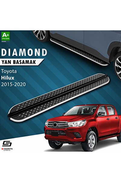 1_org_zoom-3179.jpg S-Dizayn Toyota Hilux 8 Diamond Krom Araca Özel Yan Basamak 203 cm 2015-2020 - Görsel 1