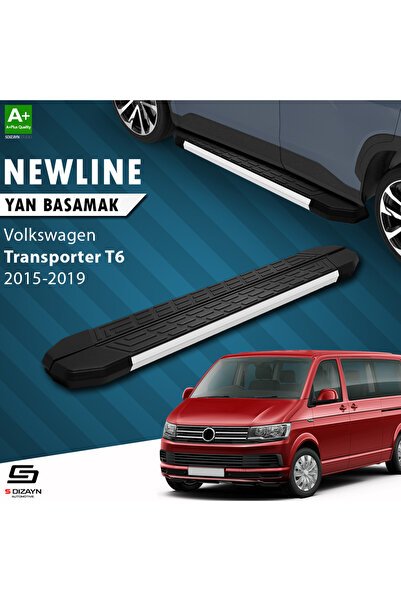 1_org_zoom-3180.jpg Volkswagen Transporter T6 Uzun Şase NewLine Alüminyum Araca Özel Yan Basamak 253 cm 2015-2019 - Görsel 1
