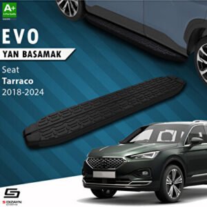 Seat Tarraco Evo Siyah Araca Özel Yan Basamak 193 cm 2018-2024