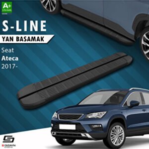 Seat Ateca S-Line Siyah Araca Özel Yan Basamak 173 cm 2017 ve Üzeri