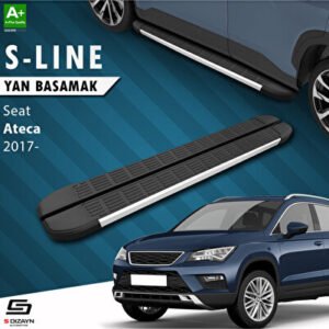Seat Ateca S-Line Alüminyum Araca Özel Yan Basamak 173 cm 2017 ve Üzeri