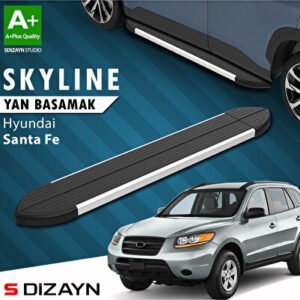 Hyundai Santa Fe Skyline Alüminyum Araca Özel Yan Basamak 163 cm 2000-2006