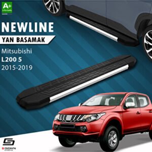 Mitsubishi L200 5 NewLine Krom Araca Özel Yan Basamak 193 cm 2015-2019