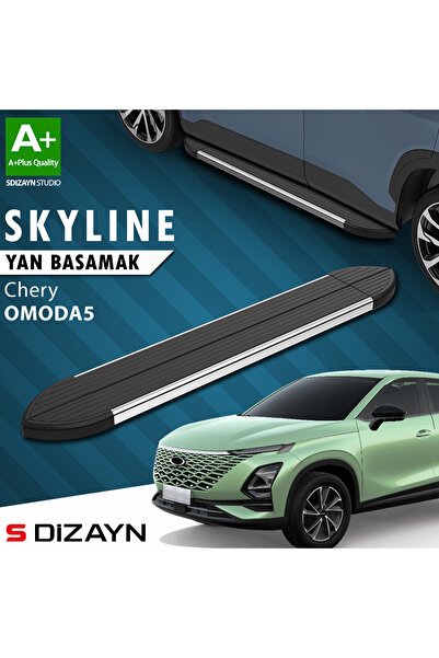1_org_zoom-3294.jpg Chery Omoda5 Skyline Krom Araca Özel Yan Basamak 183 cm 2022 ve Üzeri - Görsel 1