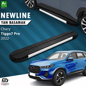 S-Dizayn Chery Tiggo7 Pro NewLine Alüminyum Araca Özel Yan Basamak 183 cm 2022 ve Üzeri