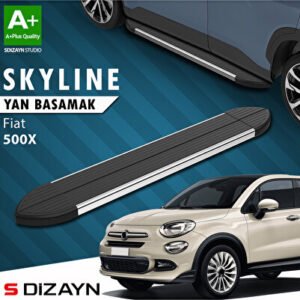 Fiat 500X Skyline Krom Araca Özel Yan Basamak 173 cm 2014 ve Üzeri