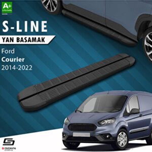 S-Dizayn Ford Courier S-Line Siyah Araca Özel Yan Basamak 173 cm 2014 ve Üzeri