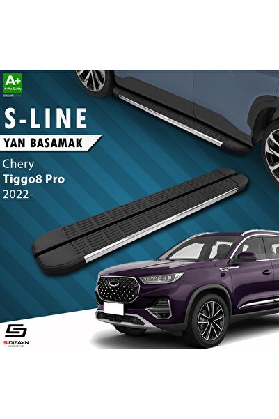 1_org_zoom-3318.jpg S-Dizayn Chery Tiggo8 Pro S-Line Krom Araca Özel Yan Basamak 183 cm 2022 ve Üzeri - Görsel 1