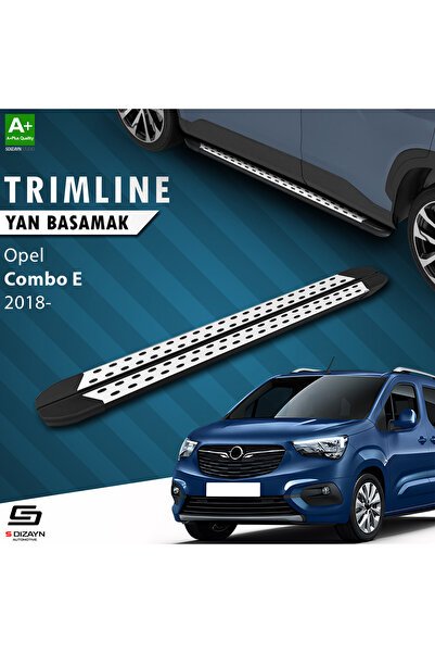 1_org_zoom-3325.jpg S-Dizayn Opel Combo E Uzun Şase TrimLine Gri Araca Özel Yan Basamak 220 cm 2018 ve Üzeri - Görsel 1