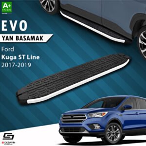 S-Dizayn Ford Kuga 2 ST-Line Evo Alüminyum Araca Özel Yan Basamak 183 cm 2017-2019