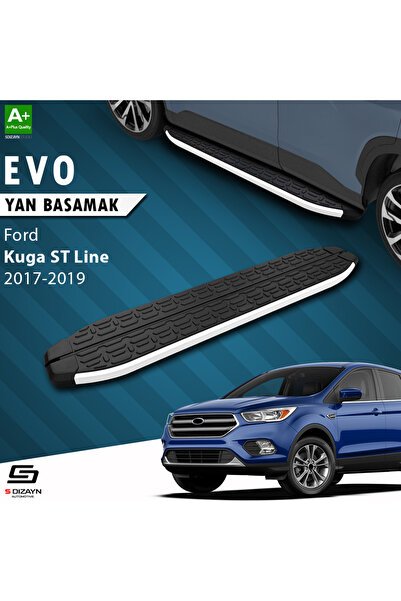 1_org_zoom-3330.jpg S-Dizayn Ford Kuga 2 ST-Line Evo Alüminyum Araca Özel Yan Basamak 183 cm 2017-2019 - Görsel 1