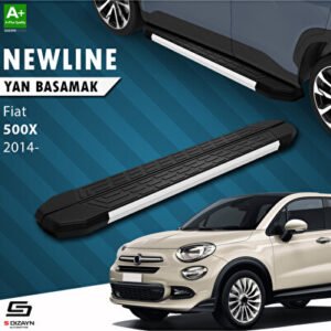 Fiat 500X NewLine Alüminyum Araca Özel Yan Basamak 173 cm 2014 ve Üzeri