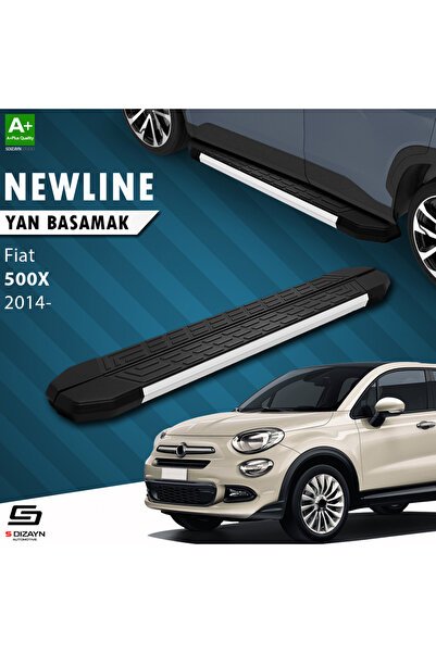 1_org_zoom-3360.jpg Fiat 500X NewLine Alüminyum Araca Özel Yan Basamak 173 cm 2014 ve Üzeri - Görsel 1