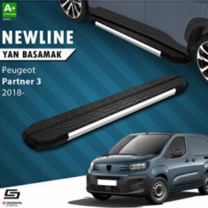 Peugeot Partner 3 NewLine Krom Araca Özel Yan Basamak 203 cm 2018 ve Üzeri