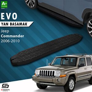 Jeep Commander Evo Siyah Araca Özel Yan Basamak 173 cm 2006-2010