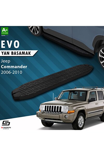 1_org_zoom-3378.jpg Jeep Commander Evo Siyah Araca Özel Yan Basamak 173 cm 2006-2010 - Görsel 1