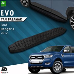 Ford Ranger 3 Evo Siyah Araca Özel Yan Basamak 203 cm 2012-2022