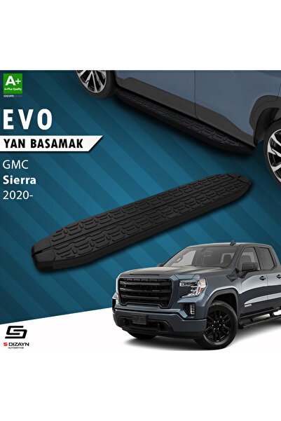 1_org_zoom-3381.jpg GMC Sierra 5 Uzun Şase Evo Siyah Araca Özel Yan Basamak 253 cm 2020 ve Üzeri - Görsel 1