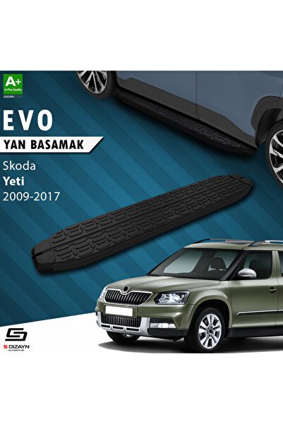 1_org_zoom-3382.jpg Skoda Yeti Evo Siyah Araca Özel Yan Basamak 173 cm 2009-2017 - Görsel 1