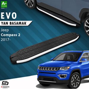 Jeep Compass 2 Evo Alüminyum Araca Özel Yan Basamak 173 cm 2017 ve Üzeri