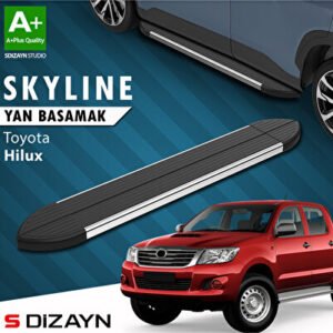 Toyota Hilux 7 Skyline Krom Araca Özel Yan Basamak 203 cm 2006-2015