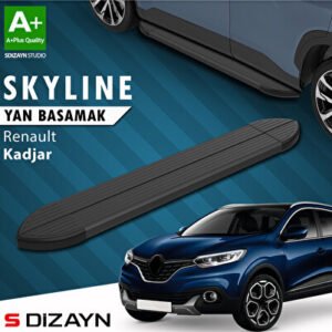 Renault Kadjar Skyline Siyah Araca Özel Yan Basamak 173 cm 2015-2022