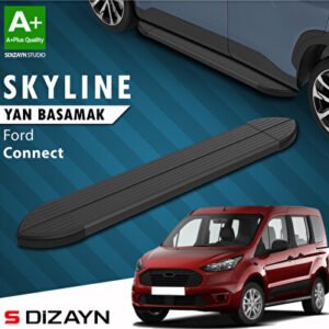 Ford Connect 3 Skyline Siyah Araca Özel Yan Basamak 193 cm 2023 ve Üzeri