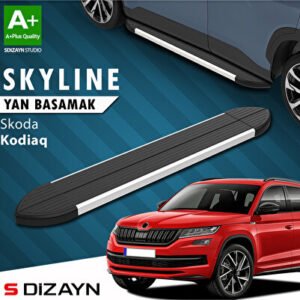 Skoda Kodiaq Skyline Alüminyum Araca Özel Yan Basamak 193 cm 2017-2023