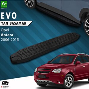 Opel Antara Evo Siyah Araca Özel Yan Basamak 183 cm 2006-2015