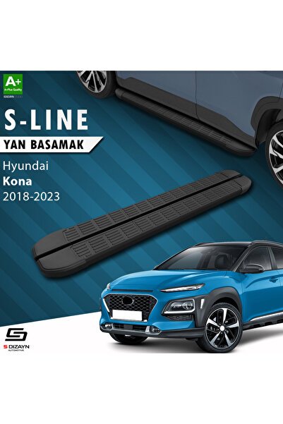 1_org_zoom-3427.jpg Hyundai Kona S-Line Siyah Araca Özel Yan Basamak 173 cm 2018-2023 - Görsel 1