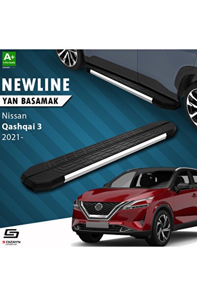 1_org_zoom-343.jpg S-Dizayn Nissan Qashqai 3 Newline Krom Araca Özel Yan Basamak 179 cm 2021 ve Üzeri - Görsel 1