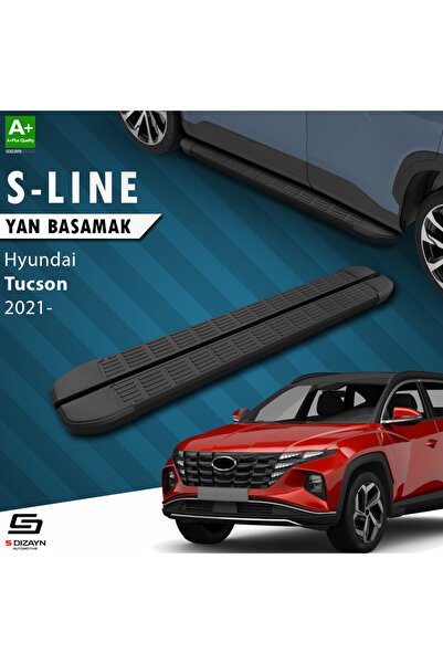 1_org_zoom-3432.jpg Hyundai Tucson 4 S-Line Siyah Araca Özel Yan Basamak 173 cm 2021 ve Üzeri - Görsel 1