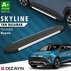 Hyundai Bayon Skyline Alüminyum Araca Özel Yan Basamak 173 cm 2021-2024