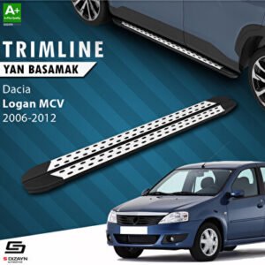S-Dizayn Dacia Logan MCV TrimLine Gri Araca Özel Yan Basamak 220 cm 2006-2012