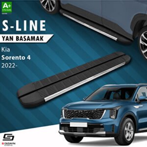 S-Dizayn Kia Sorento 4 S-Line Krom Araca Özel Yan Basamak 183 cm 2022 ve Üzeri
