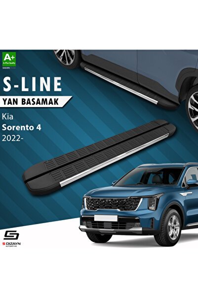 1_org_zoom-3485.jpg S-Dizayn Kia Sorento 4 S-Line Krom Araca Özel Yan Basamak 183 cm 2022 ve Üzeri - Görsel 1