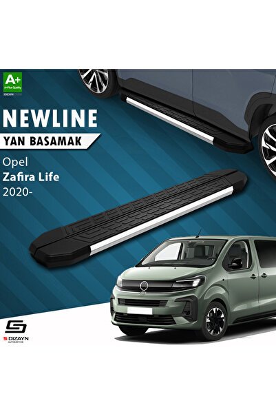 1_org_zoom-3489.jpg Opel Zafira Life Kısa Şase NewLine Krom Araca Özel Yan Basamak 213 cm 2020 ve Üzeri - Görsel 1